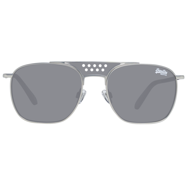Superdry Sonnenbrille SDS Trophy 54010 – Frontansicht mit Monel Rahmen und Grau Gläsern