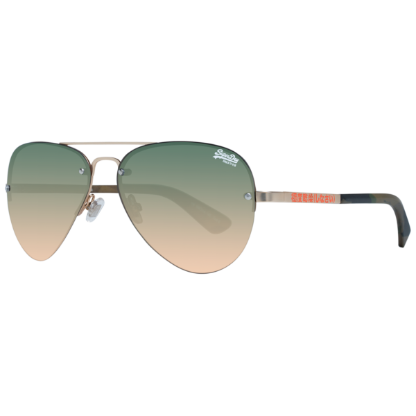 Superdry Pilotenbrille Sonnenbrille SDS Yatomi 59001 in Grün – 45° Seitenansicht