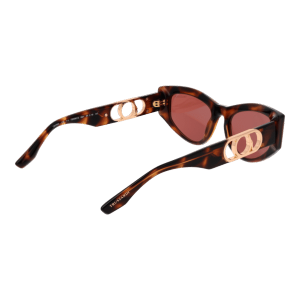 Rückansicht der Trussardi Sonnenbrille TSW9013 54G21 – Azetat Rahmen