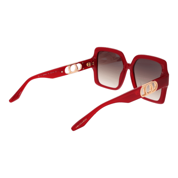 Rückansicht der Trussardi Sonnenbrille TSW9014 56T01 – Azetat Rahmen