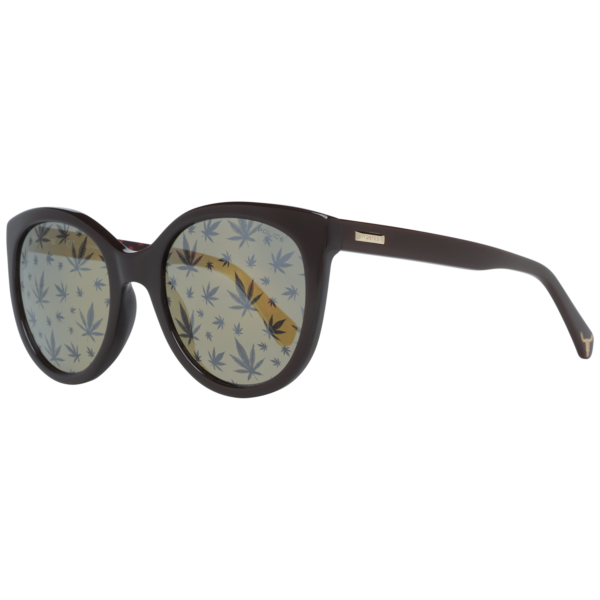 Police Schmetterling Sonnenbrille SPL408E546XKL in Braun – 45° Seitenansicht