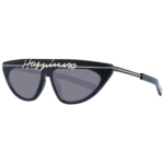 Sting Katzenaugen Sonnenbrille SST367 560700 in Schwarz – 45° Seitenansicht