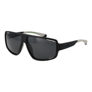 Polaroid Quadrat Sonnenbrille PLD 7054/S 61O6WM9 in Schwarz – 45° Seitenansicht