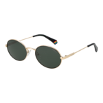 Polaroid Oval Sonnenbrille PLD 6228/S/X 532M2UC in Gold – 45° Seitenansicht
