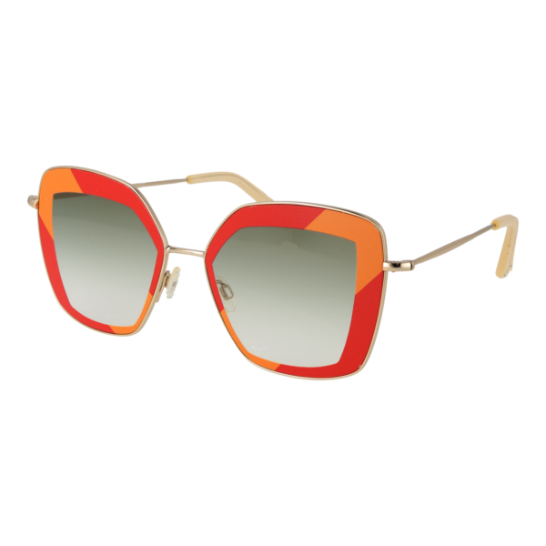 Comma Schmetterling Sonnenbrille 77168 6080 in Gold – 45° Seitenansicht