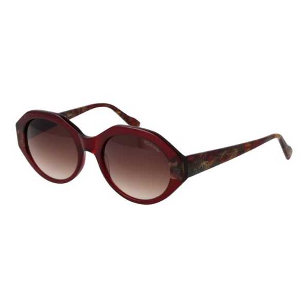 Comma Oval Sonnenbrille 77195 5373 in Rot – 45° Seitenansicht