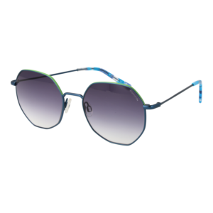 Comma Rund Sonnenbrille 77170 5345 in Blau – 45° Seitenansicht