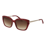 Comma Rechteck Sonnenbrille 77177 5576 in Rot – 45° Seitenansicht