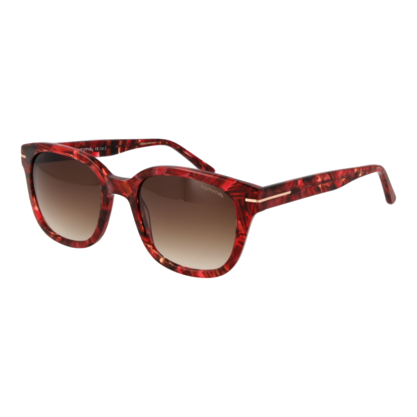 Comma Sonnenbrille 77182 5270 – 45° Seitenansicht Comma Quadrat Sonnenbrille 77182 5270 in Rot – 45° Seitenansicht