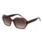 Comma Quadrat Sonnenbrille 77192 5479 in Burgunder – 45° Seitenansicht