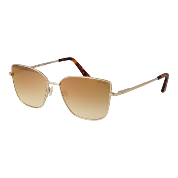 Comma Quadrat Sonnenbrille 77196 5610 in Gold – 45° Seitenansicht