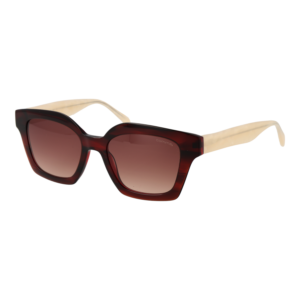 Comma Quadrat Sonnenbrille 77197 5167 in Rot – 45° Seitenansicht