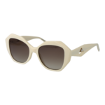 Comma Geometric Sonnenbrille 77201 5200 in Creme – 45° Seitenansicht