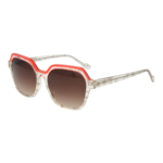 Comma Quadrat Sonnenbrille 77202 5407 in Perle – 45° Seitenansicht