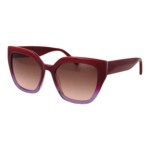 Comma Schmetterling Sonnenbrille 77207 5499 in Burgunder – 45° Seitenansicht