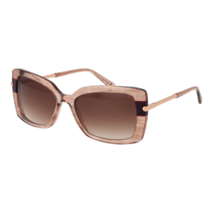 Comma Rechteck Sonnenbrille 77210 5469 in Braun – 45° Seitenansicht