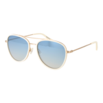 Comma Pilotenbrille Sonnenbrille 77212 5510 in Weiß – 45° Seitenansicht