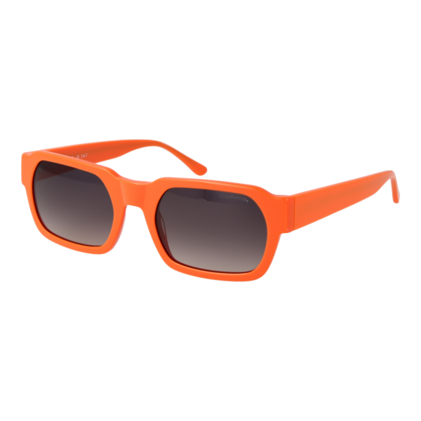 Comma Rechteck Sonnenbrille 77209PU 5380 in Orange – 45° Seitenansicht
