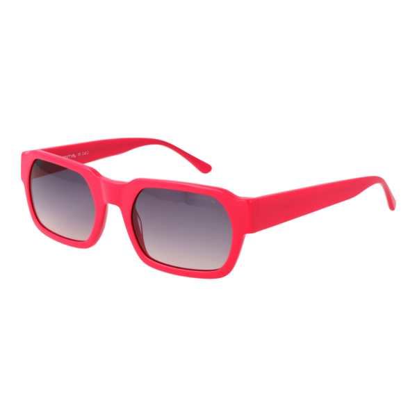 Comma Rechteck Sonnenbrille 77209PU 5379 in Rosa – 45° Seitenansicht