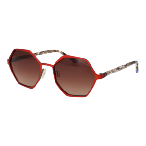 Comma Geometric Sonnenbrille 77219 5484 in Rot – 45° Seitenansicht