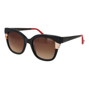 Comma Schmetterling Sonnenbrille 77222 5197 in Grau – 45° Seitenansicht