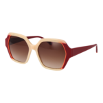 Comma Geometric Sonnenbrille 77223 5567 in Beige – 45° Seitenansicht
