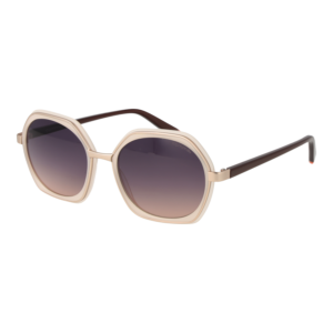 Comma Rund Sonnenbrille 77226 5368 in Beige – 45° Seitenansicht