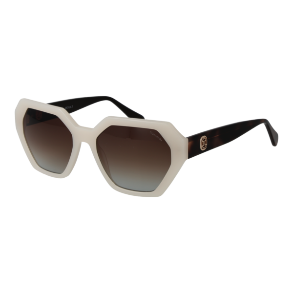 Comma Sonnenbrille 77227 5264 – 45° Seitenansicht Comma Geometric Sonnenbrille 77227 5264 in Weiß – 45° Seitenansicht