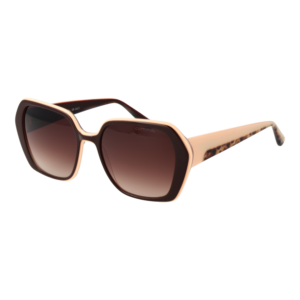 Comma Quadrat Sonnenbrille 77229 5365 in Braun – 45° Seitenansicht