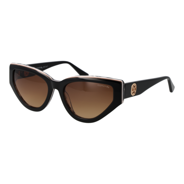 Comma Katzenaugen Sonnenbrille 77231 5306 in Schwarz – 45° Seitenansicht