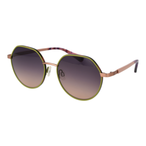 Comma Rund Sonnenbrille 77232 5556 in Grün – 45° Seitenansicht