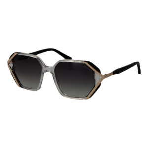 Comma Geometric Sonnenbrille 77225 5201 in Schwarz – 45° Seitenansicht