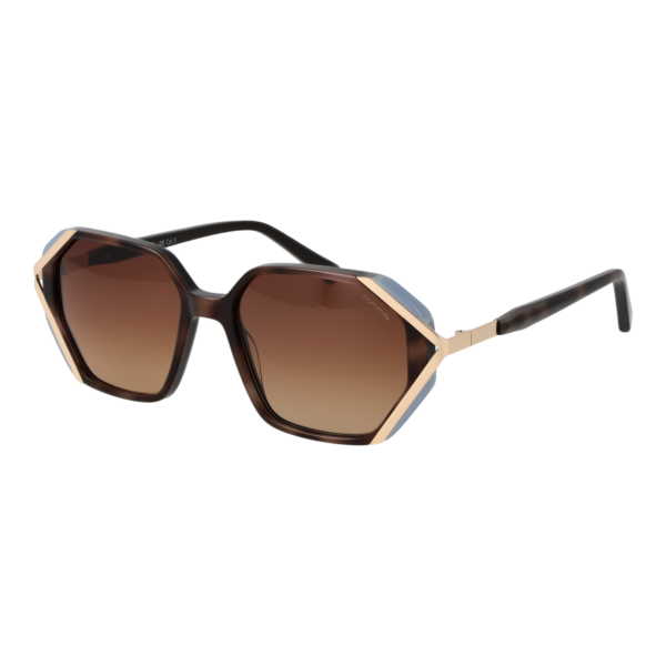 Comma Geometric Sonnenbrille 77225 5269 in Gold – 45° Seitenansicht
