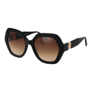 Comma Schmetterling Sonnenbrille 77239 5430 in Schwarz – 45° Seitenansicht