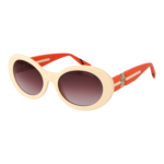 Comma Oval Sonnenbrille 77240 5208 in Creme – 45° Seitenansicht