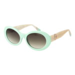 Comma Oval Sonnenbrille 77240 5299 in Türkis – 45° Seitenansicht