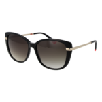 Comma Schmetterling Sonnenbrille 77243 5731 in Schwarz – 45° Seitenansicht