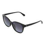 Polaroid Katzenaugen Sonnenbrille PLD 4089/F/S 55807WJ in Schwarz – 45° Seitenansicht