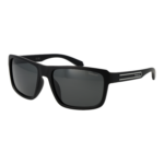 Polaroid Rechteck Sonnenbrille PLD 2158/S 58807M9 in Schwarz – 45° Seitenansicht