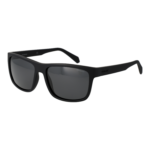 Polaroid Rechteck Sonnenbrille PLD 2058/S 55003M9 in Schwarz – 45° Seitenansicht
