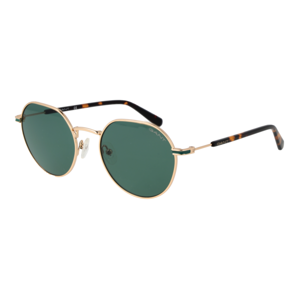 Gant Rund Sonnenbrille GA7211 5332N in Gold – 45° Seitenansicht