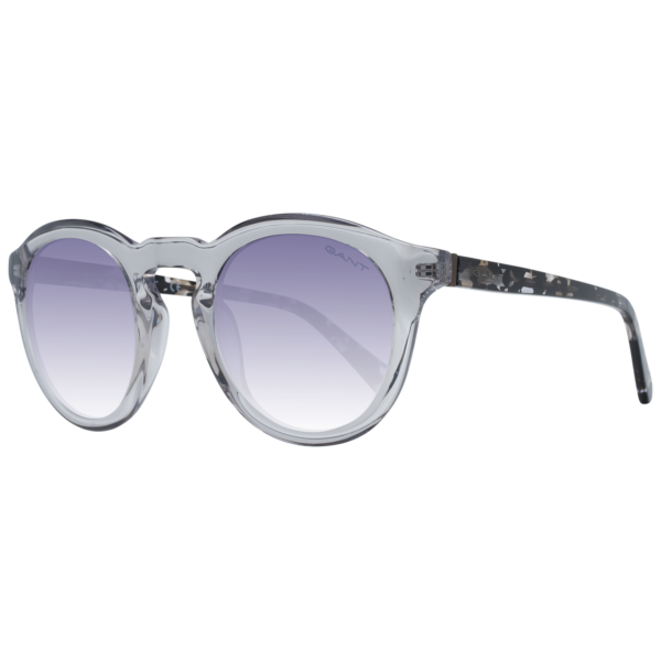 Gant Rund Sonnenbrille GA7212 5120W in Grau – 45° Seitenansicht