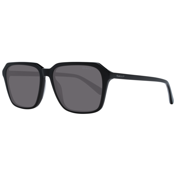 Gant Quadrat Sonnenbrille GA7214 5601A in Schwarz – 45° Seitenansicht