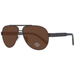 Harley-Davidson Pilotenbrille Sonnenbrille HD0971X 6109E in Gunmetal – 45° Seitenansicht