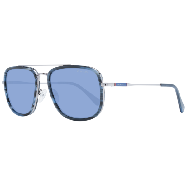 Gant Pilotenbrille Sonnenbrille GA7215 5692V in Blau – 45° Seitenansicht