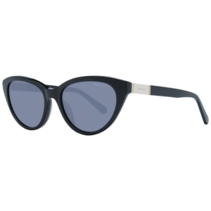 Gant Katzenaugen Sonnenbrille GA8091 5501B in Schwarz – 45° Seitenansicht