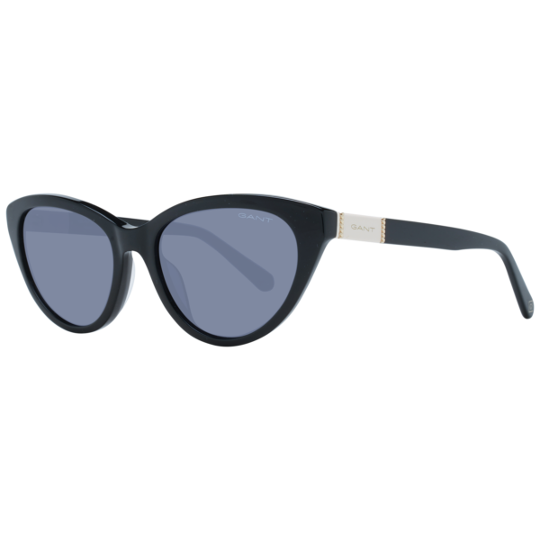 Gant Katzenaugen Sonnenbrille GA8091 5501B in Schwarz – 45° Seitenansicht