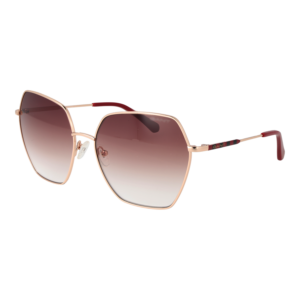 Gant Quadrat Sonnenbrille GA8089 6328F in Rosé Gold – 45° Seitenansicht