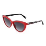 Guess Katzenaugen Sonnenbrille GU5211 5666B in Rot – 45° Seitenansicht