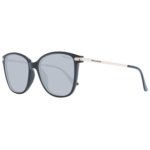 Skechers Rund Sonnenbrille SE6209 5501D in Schwarz – 45° Seitenansicht